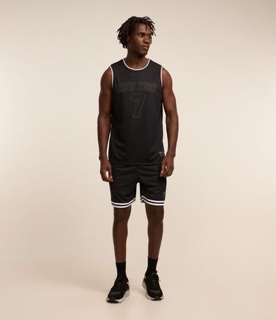 Musculosa Deportiva de Baloncesto en Dry Fit con Estampado New York 7 2