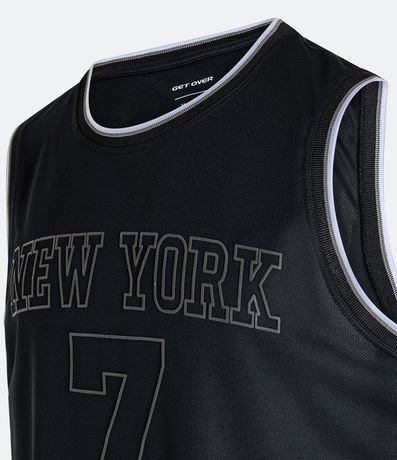 Musculosa Deportiva de Baloncesto en Dry Fit con Estampado New York 7 7