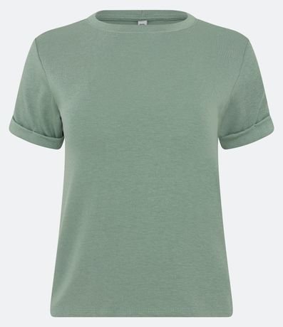 Blusa Básica en Viscosa con Manga Dobrada 6