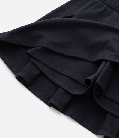 Short Pollera Infantil en Cotton con Pliegas - Talle 5 a 14 años 5