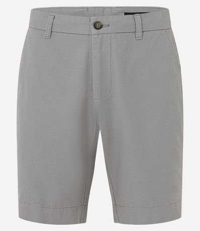 Bermuda Slim en Algodón Texturizado con Lazo Interior 5