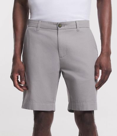 Bermuda Slim en Algodón Texturizado con Lazo Interior 2