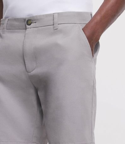 Bermuda Slim en Algodón Texturizado con Lazo Interior 4