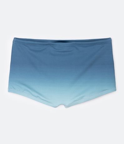 Sunga Boxer con Estampa Degradé y Cordón Interno