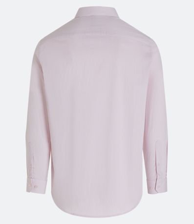 Camisa Social en Algodón Manga Larga con Textura Maquinetada 8