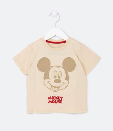 Remera Infantil con Estampa en Relieve Mickey Mouse - Talle 1 a 5 años