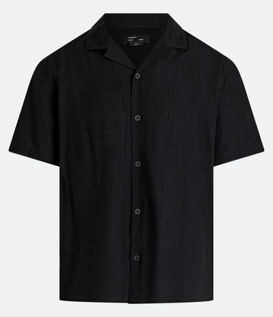 Camisa Slim en Viscosa con Textura Diferenciada y Cuello Inglés 5