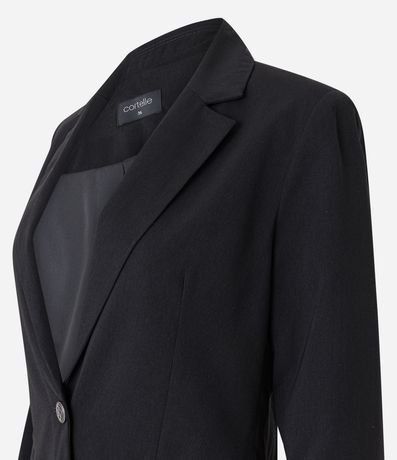 Blazer Sastrería con Botón Escudo Único 7