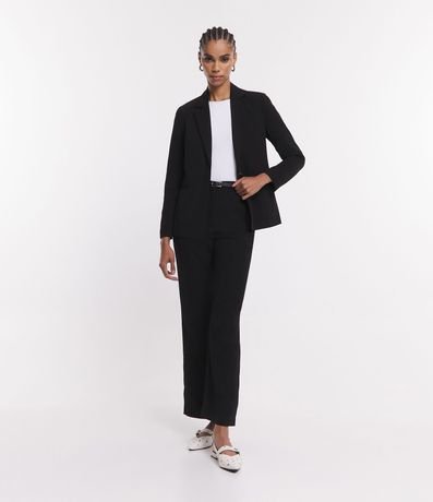 Blazer Sastrería con Botón Escudo Único 2