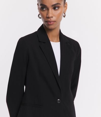 Blazer Sastrería con Botón Escudo Único 5