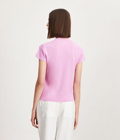 Blusa de Punto con Cuello Alto 3