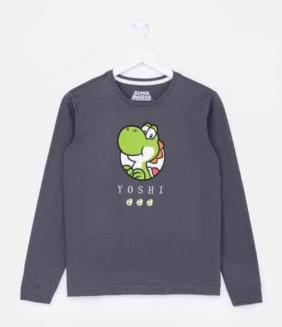 Remera Infantil con Estampa Yoshi Nintendo - Talle 5 a 14 años