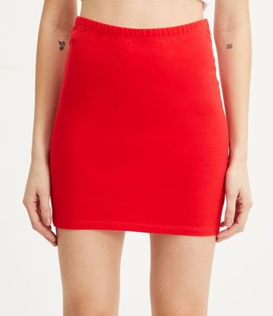 Pollera Corta en Media Malla con Cintura Elástica 2