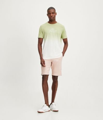 Bermuda Slim en Sarga con Bolsillo y Bajo Italiano 1