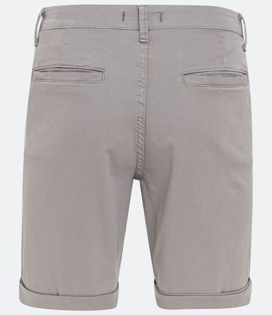 Bermuda Slim en Sarga con Bolsillo y Bajo Italiano 6