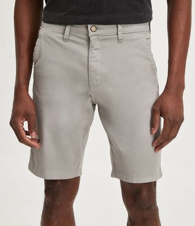 Bermuda Slim en Sarga con Bolsillo y Bajo Italiano 2