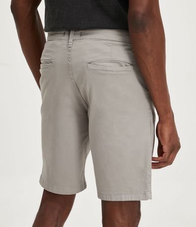 Bermuda Slim en Sarga con Bolsillo y Bajo Italiano 3