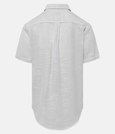 Camisa Comfort en Algodón Texturizado con Rayas 6