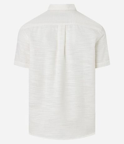 Camisa Comfort en Algodón Texturizado con Rayas 7