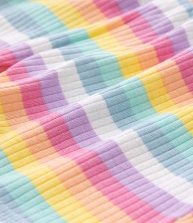 Short Clochard Infantil Canalé con Rays en Colores - Talle 1 a 5 años 3