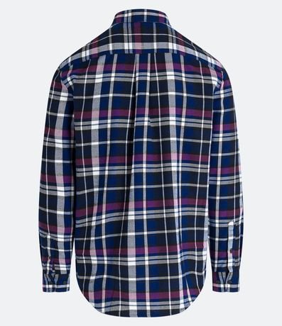 Camisa Manga Larga en Franela de Cuadros 2