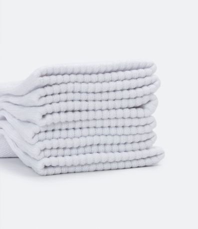 Kit 03 Pares de Medias Caña Corta Deportiva con Suela Toalla 4