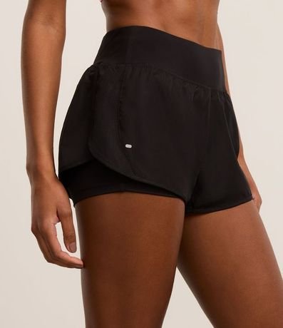 Bermuda Runner Deportiva en Microfibra con Cintura Elástica 2