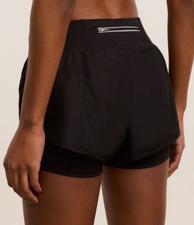 Bermuda Runner Deportiva en Microfibra con Cintura Elástica 3