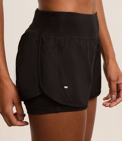 Bermuda Runner Deportiva en Microfibra con Cintura Elástica 4