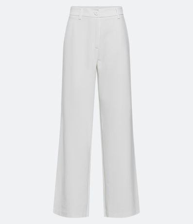 Pantalón Recto Sastrería con Trabillas en la Cintura 5