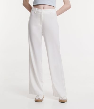 Pantalón Recto Sastrería con Trabillas en la Cintura 2