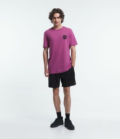 Bermuda de Cáñamo con Textura y Cinturilla Elástica