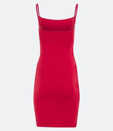 Vestido Corto en Algodón con Breteles Finos 6