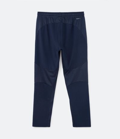 Pantalón Deportivo en Microfibra con Lettering y Recortes 6