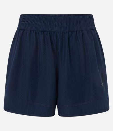 Bermuda Runner Deportiva en Microfibra Ligera con Textura de Agueros 5