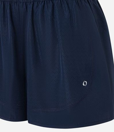 Bermuda Runner Deportiva en Microfibra Ligera con Textura de Agueros 6