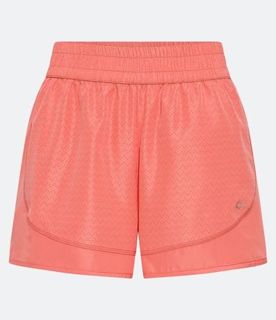 Bermuda Runner Deportiva en Microfibra Ligera con Textura de Agueros 5