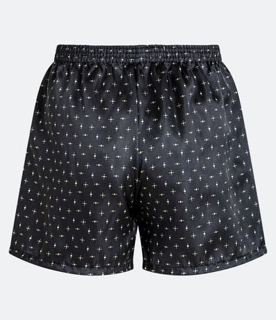 Calzoncillo Boxer de Tela Satinada con Estampado Geométrico 6