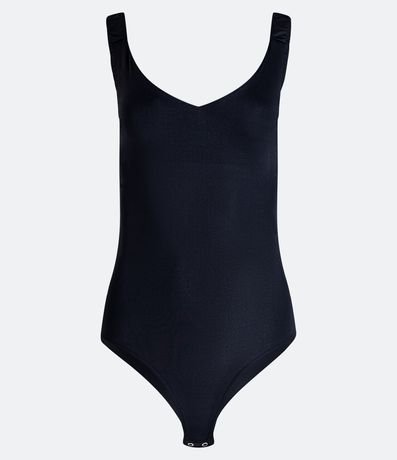 Body de Bretel en Media Malla con Escote V 6