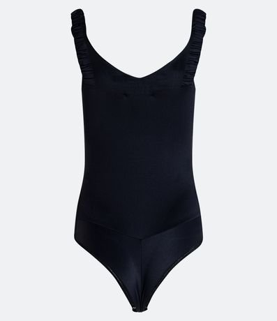 Body de Bretel en Media Malla con Escote V 7