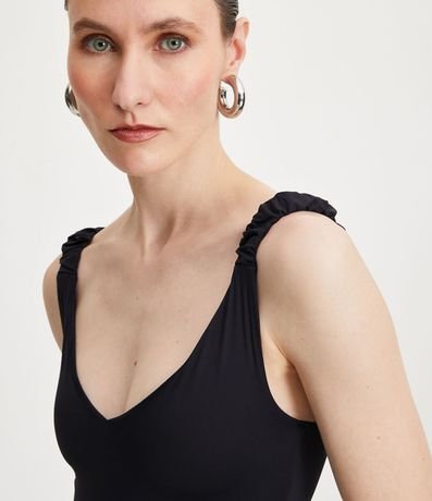 Body de Bretel en Media Malla con Escote V 4