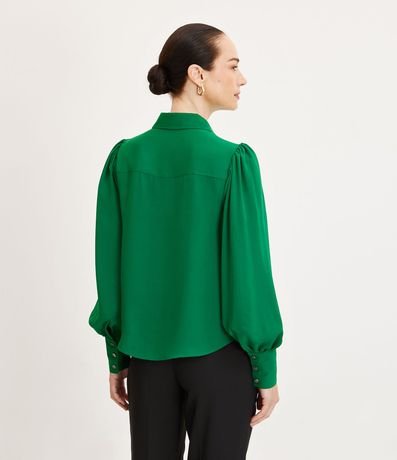 Camisa con Manga Abullonada y Puño Ancho 3