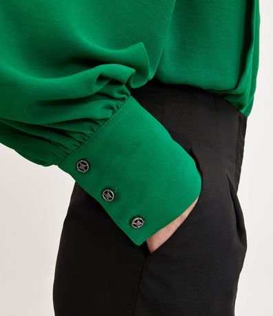 Camisa con Manga Abullonada y Puño Ancho 4