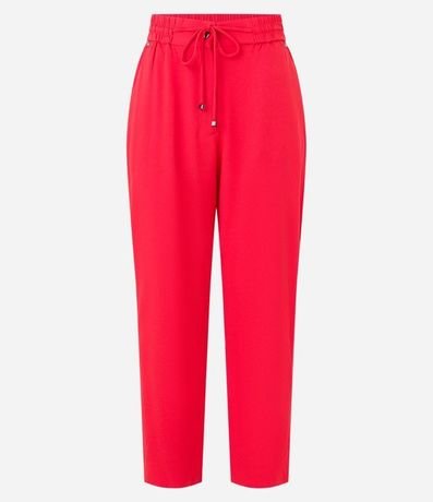Pantalón Fluido con Cintura Elástica y Lazo 7