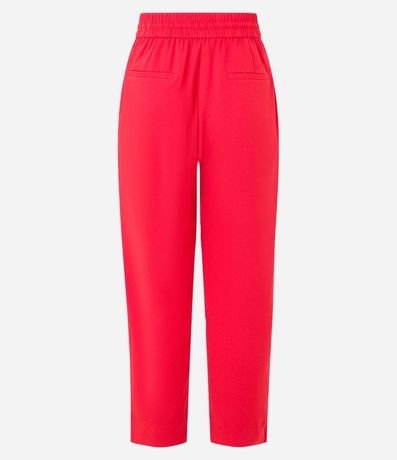 Pantalón Fluido con Cintura Elástica y Lazo 8