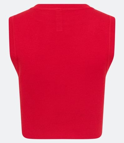 Blusa Musculosa Cropped en Viscosa Acanalada 7