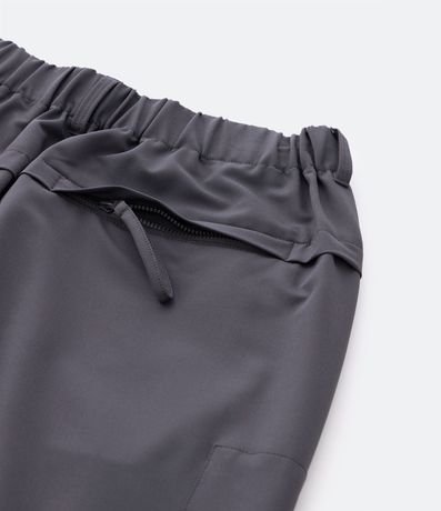 Pantalón Parachute en Poliamida con Cintura Elástica y Bolsillo Lateral 3