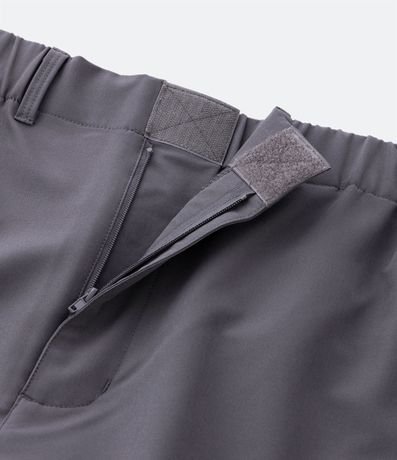 Pantalón Parachute en Poliamida con Cintura Elástica y Bolsillo Lateral 4