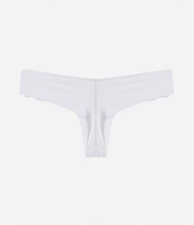 Bombacha Bikini Hilo Doble en Encaje Floral Rústica 4