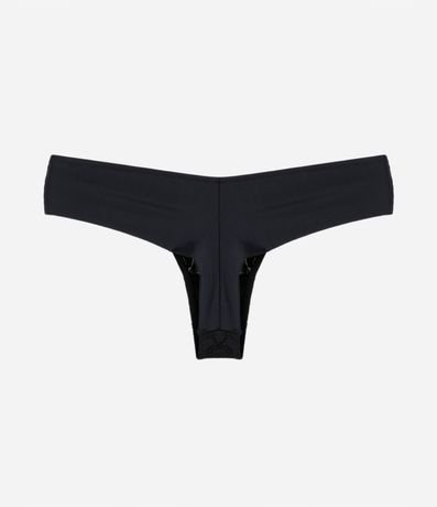 Bombacha Bikini Hilo Doble en Encaje Floral Rústica 6